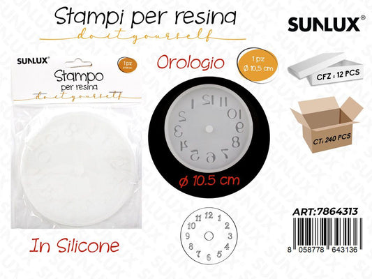 Stampi in Silicone per Resina Orologio 10.5CM