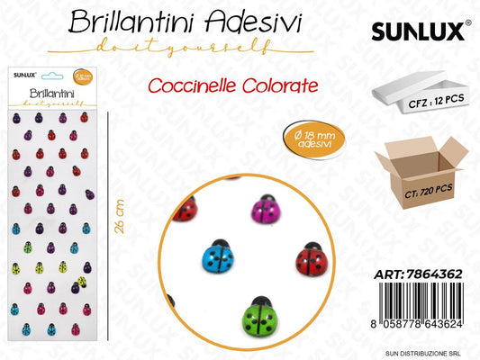 Brillantini Adv Coccinelle Ass. D.18MM*26CM