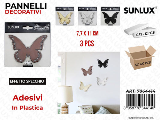 Pannelli Dec. Adv Eff. Specchio 3PCS 7.7*11CM