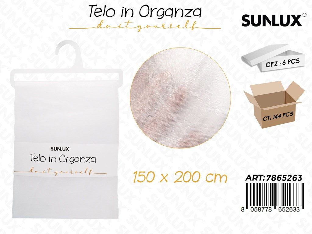 Telo in Organza Bianco 150*200CM