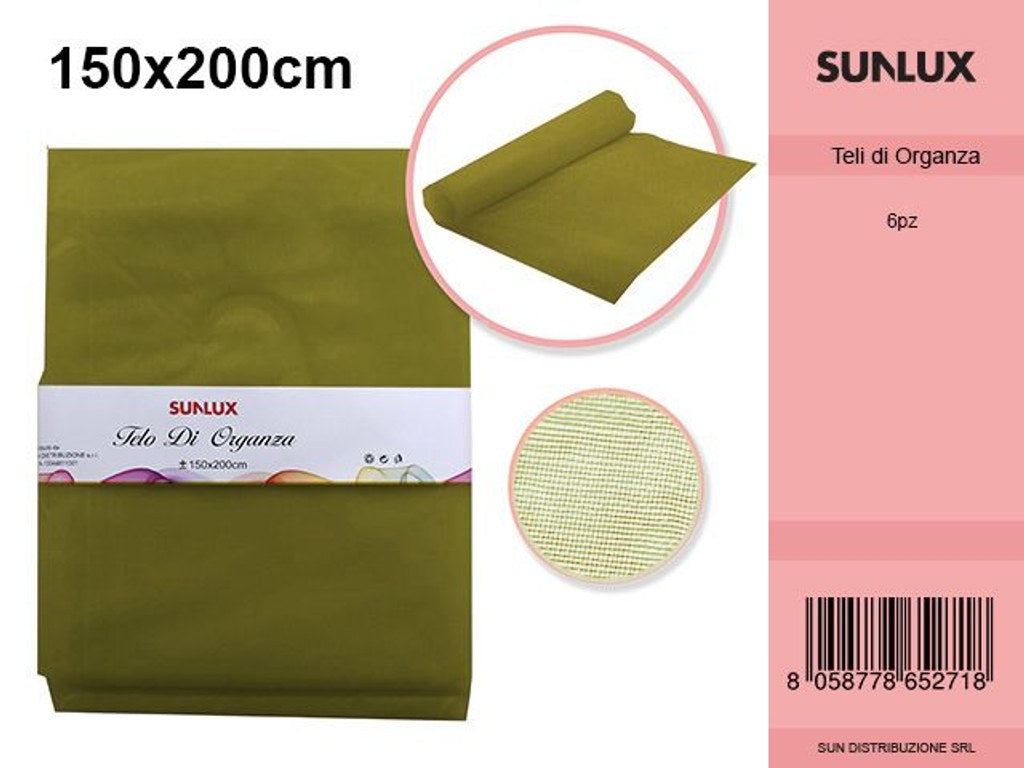 Telo Organza 150*200 Pz da 6