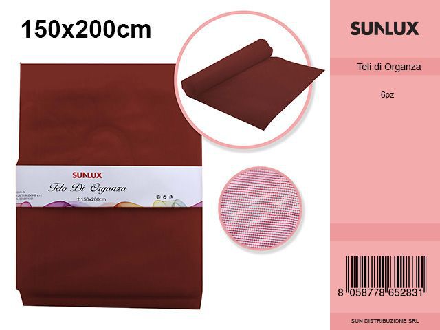 Telo Organza 150*200 Pz da 6
