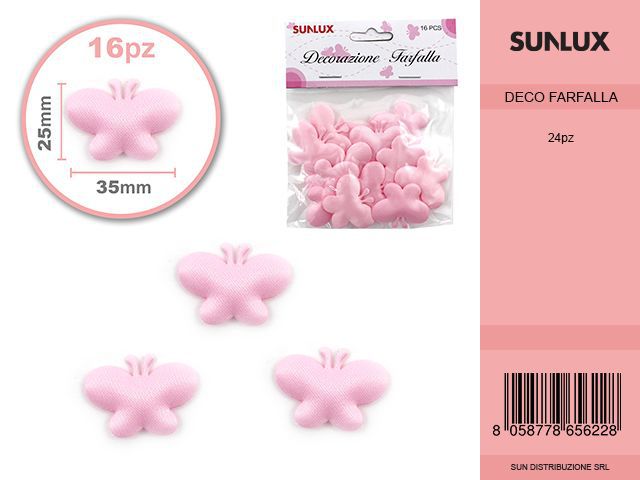 Farfalla 16PSC Rosa /Pz da 12-24