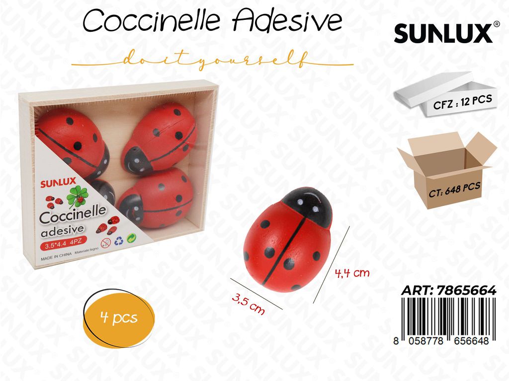Coccinelle Adesive 3.5*4.4 4PCS