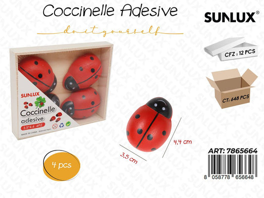 Coccinelle Adesive 3.5*4.4 4PCS