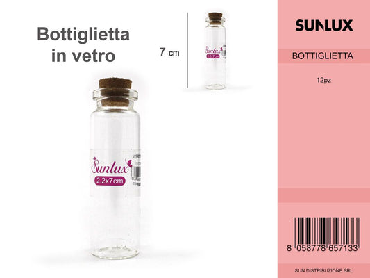Bottiglietta in Vetro 7CM /Pz da 12CFZ