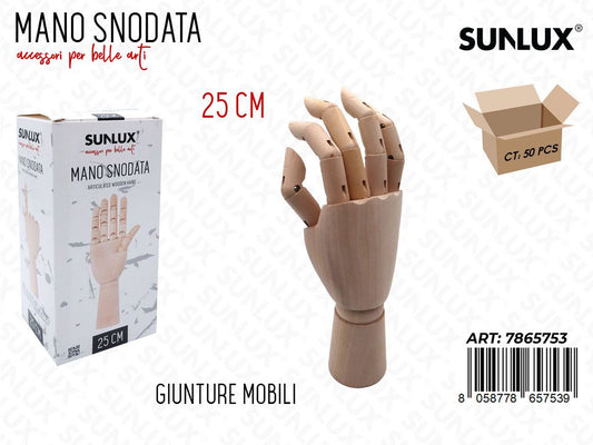 Sunlux Mano Snodata 25CM / Pz da 4