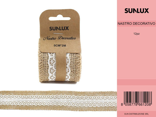 Nastro Decorativo 5*2MT Bianco 7865212