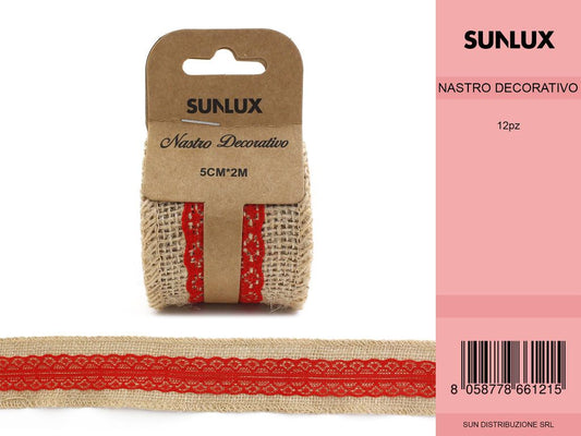 Nastro Decorativo 5*2MT Rosso 7865212