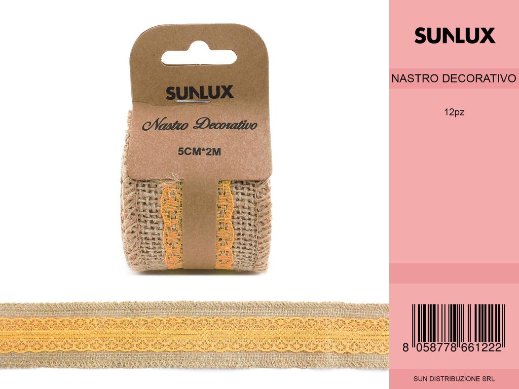 Nastro Decorativo 5*2MT Arancione 7865212