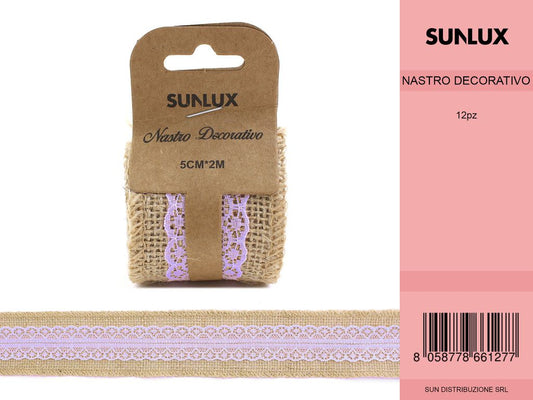 Nastro Decorativo 5*2MT Lilla 7865212