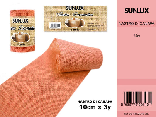 NASTRO DECORATIVO 10*3Y ARANCIONE 7865220/PZ DA 12**CFZ