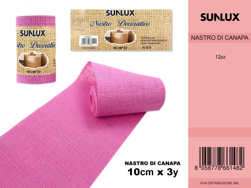 Nastro Decorativo 10*3Y Fuxsia
