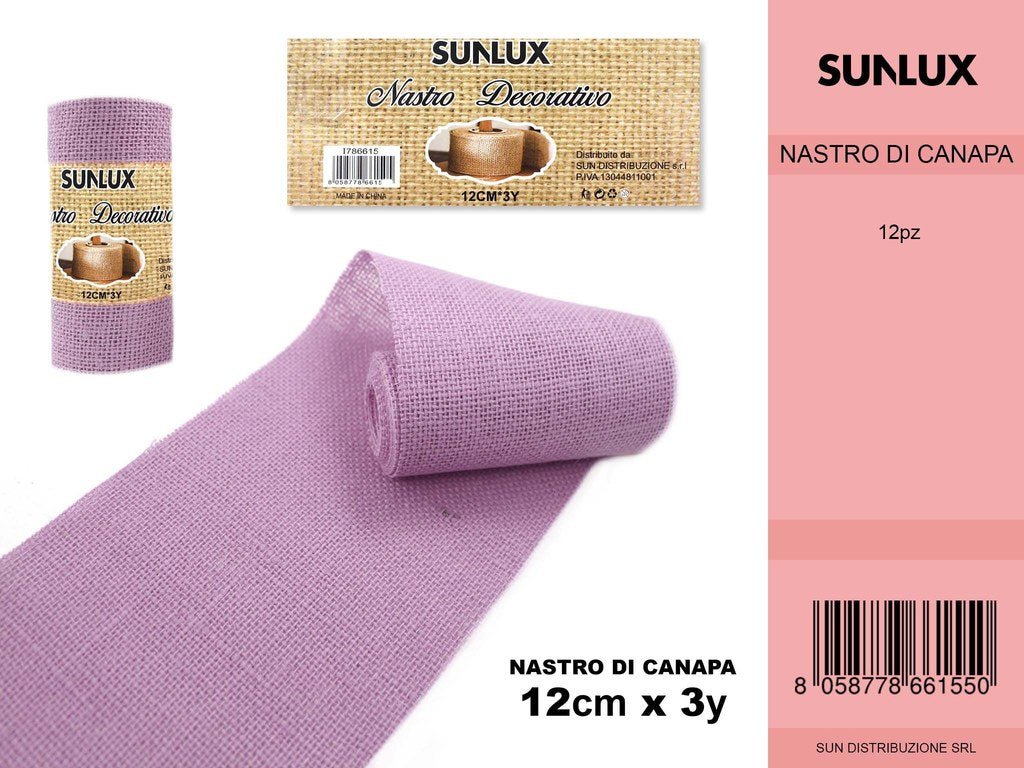 Nastro Decorativo 12*3Y Lilla