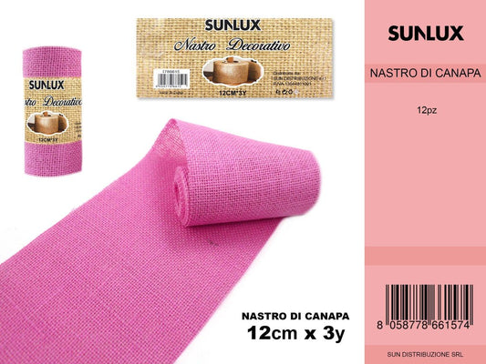 Nastro Decorativo 12*3Y Fuxsia