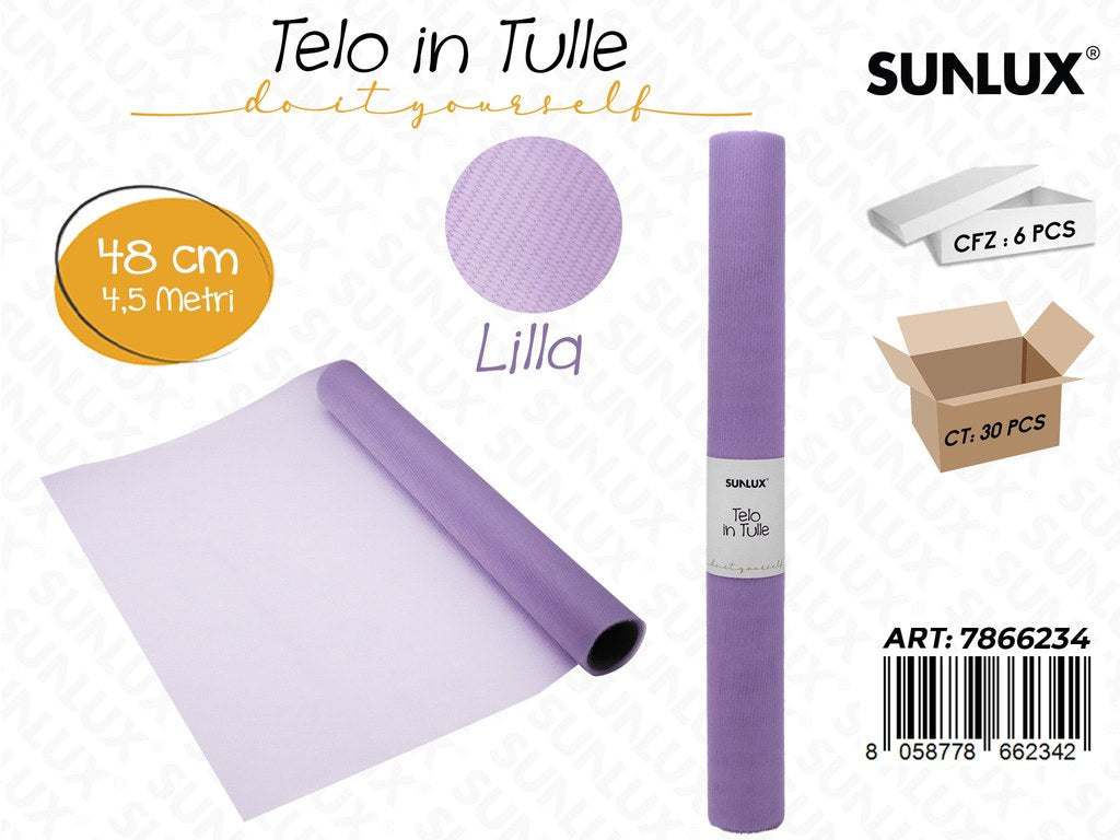 Telo in Tule 48*5MT Lilla