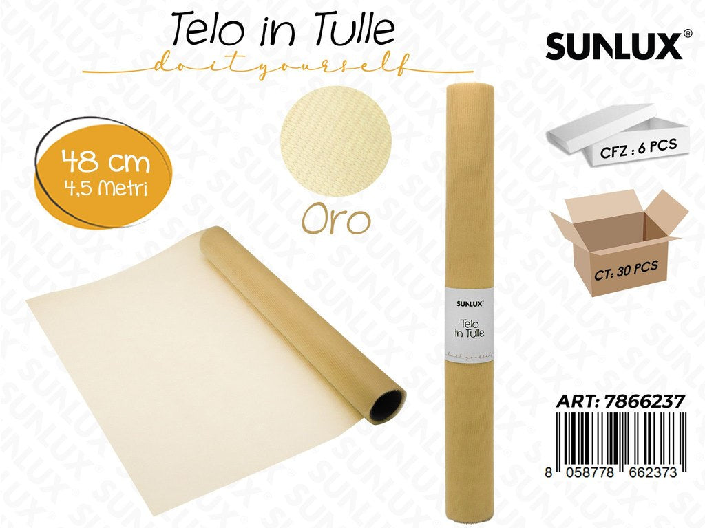 Telo in Tule 48*5MT Oro