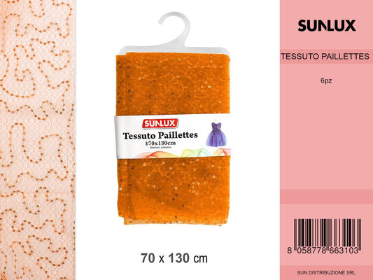 Telo Paillettes Arancione -70*130