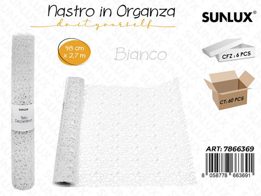 Telo Decorativo Bianco 48*2.7MT / Pz da 6
