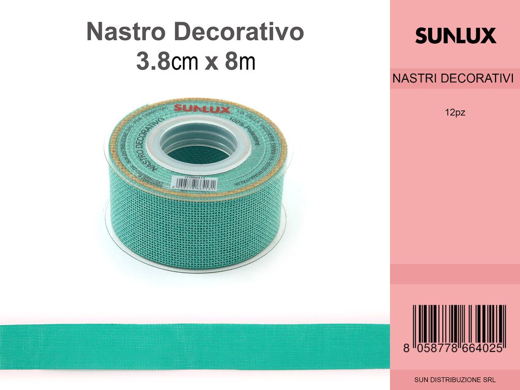 Nastro Decorativo 3.8X8M Tiffany