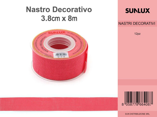 Nastro Decorativo 3.8X8M Corallo