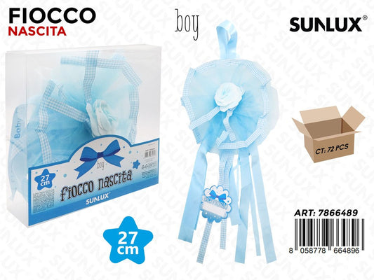 Fiocco per Nascita Boy 27 Cm