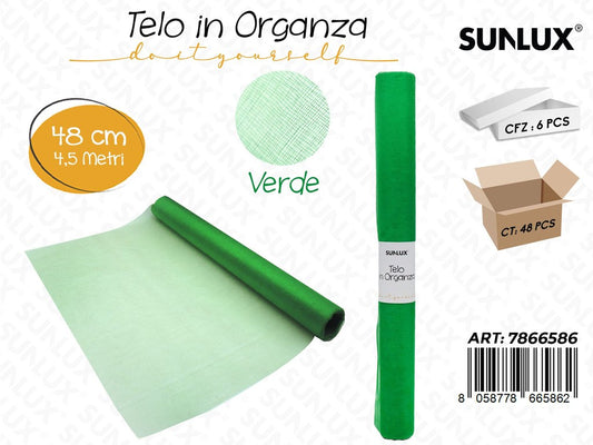 Telo per Vetrina Verde 48CM *4.5MT