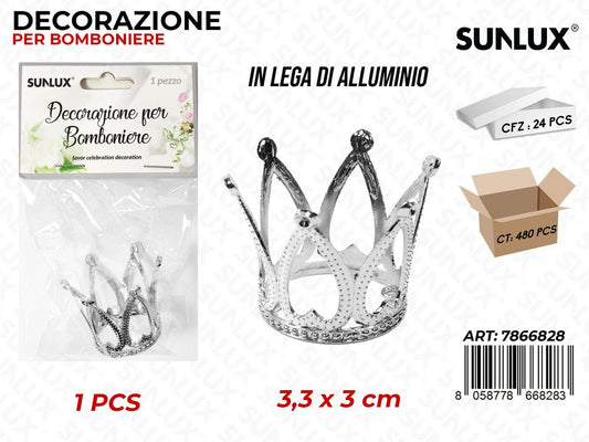 Sunlux Dec. Bomb. Corona Arg. 3.3*3CM