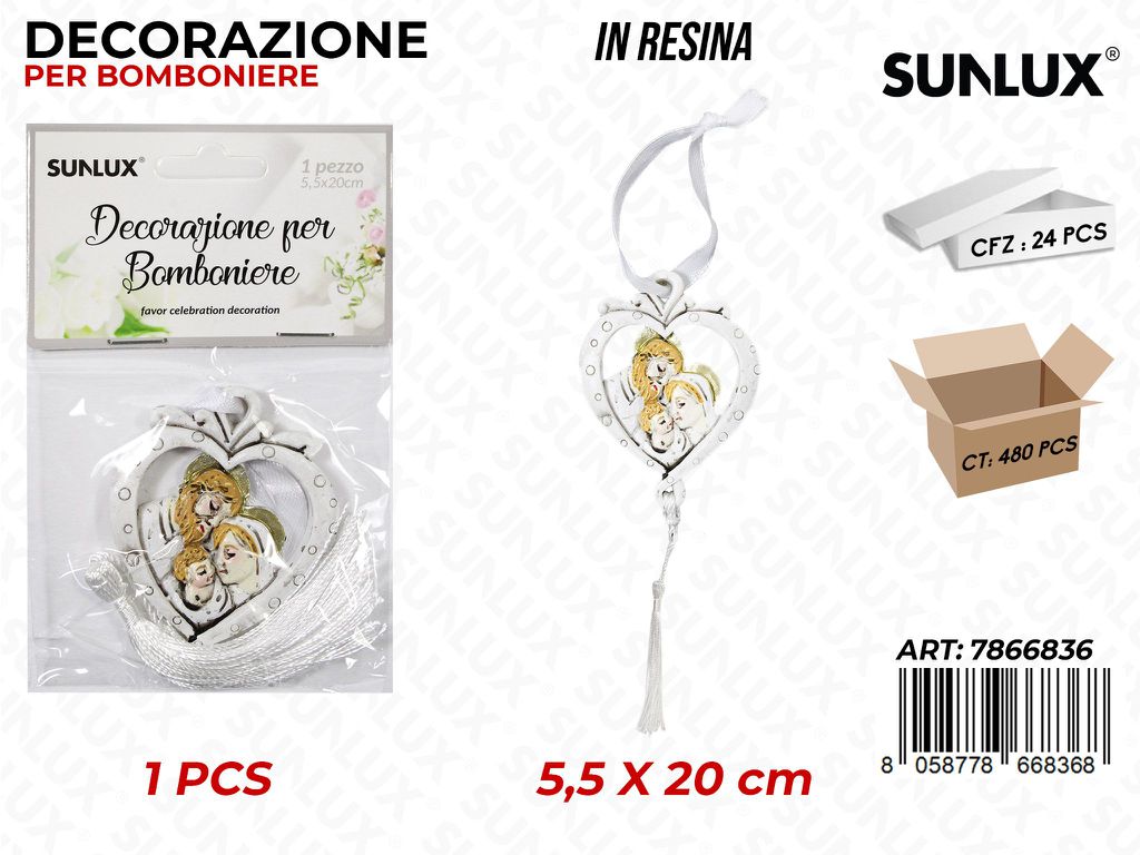 Sunlux Dec. Bomb. Famiglia 5.5*20CM
