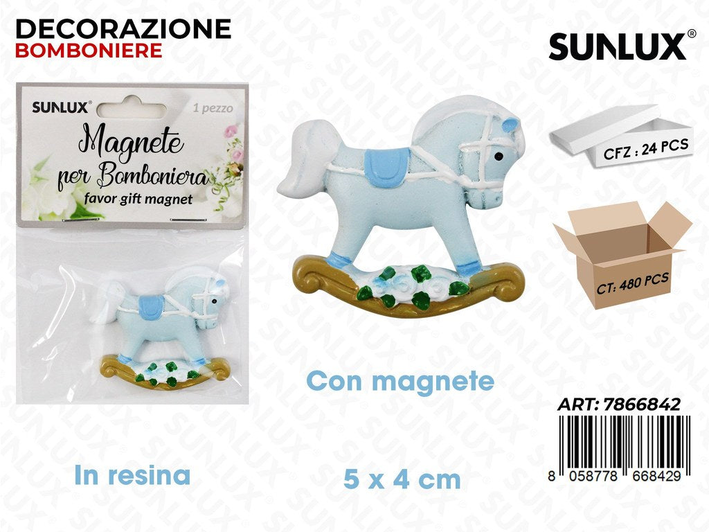 Sunlux Magnete Bomb. in Resina Cel. 5*4CM