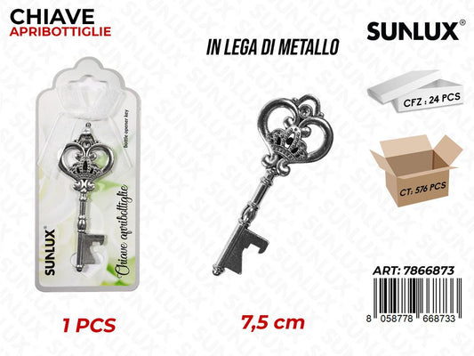 Sunlux Chiave Apribottiglie Metallo 7.5CM