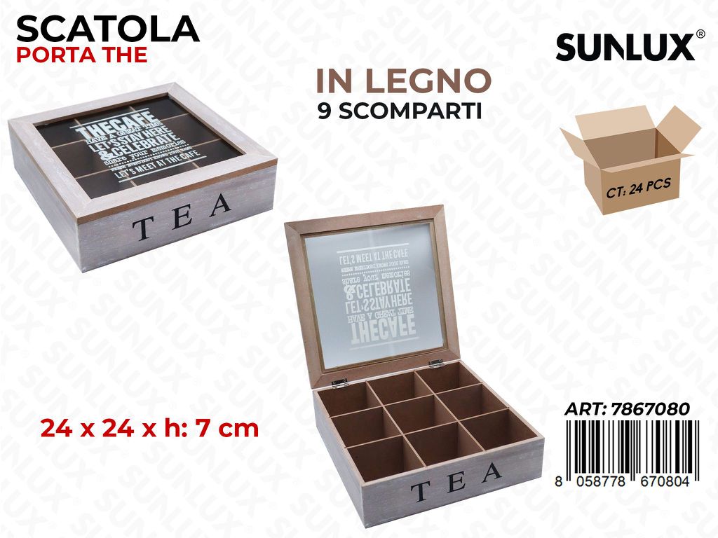 Sunlux Scatola Porta The 9SCOMP. 24*7*24CM