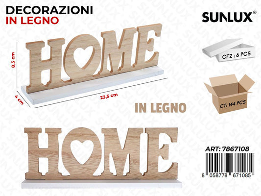 Sunlux Decorazioni Append. in Legno 23.5*8.5*4CM