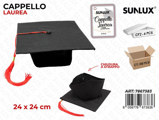 Sunlux Cappello Laurea 24*24CM