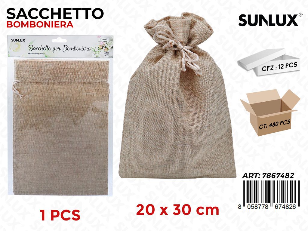 Sunlux Sacchetto Bomb. 20*30CM