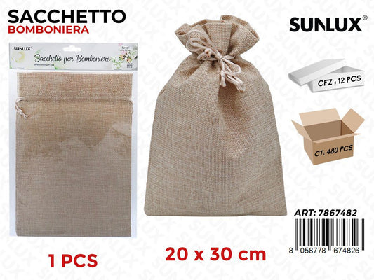 Sunlux Sacchetto Bomb. 20*30CM