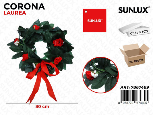 Sunlux Corona Laurea Rosso 30CM