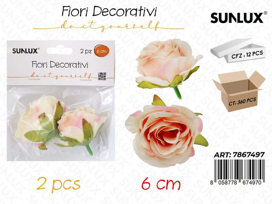 Sunlux Fiori Decorativi 2PCS 6CM