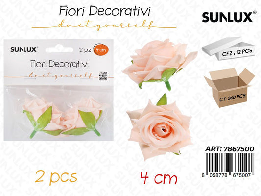 Sunlux Fiori Decorativi 2PCS 4CM