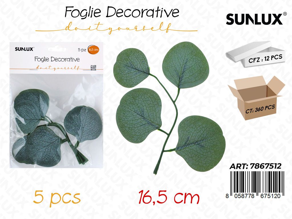 Sunlux Foglie Decorative 5PCS 16.5CM