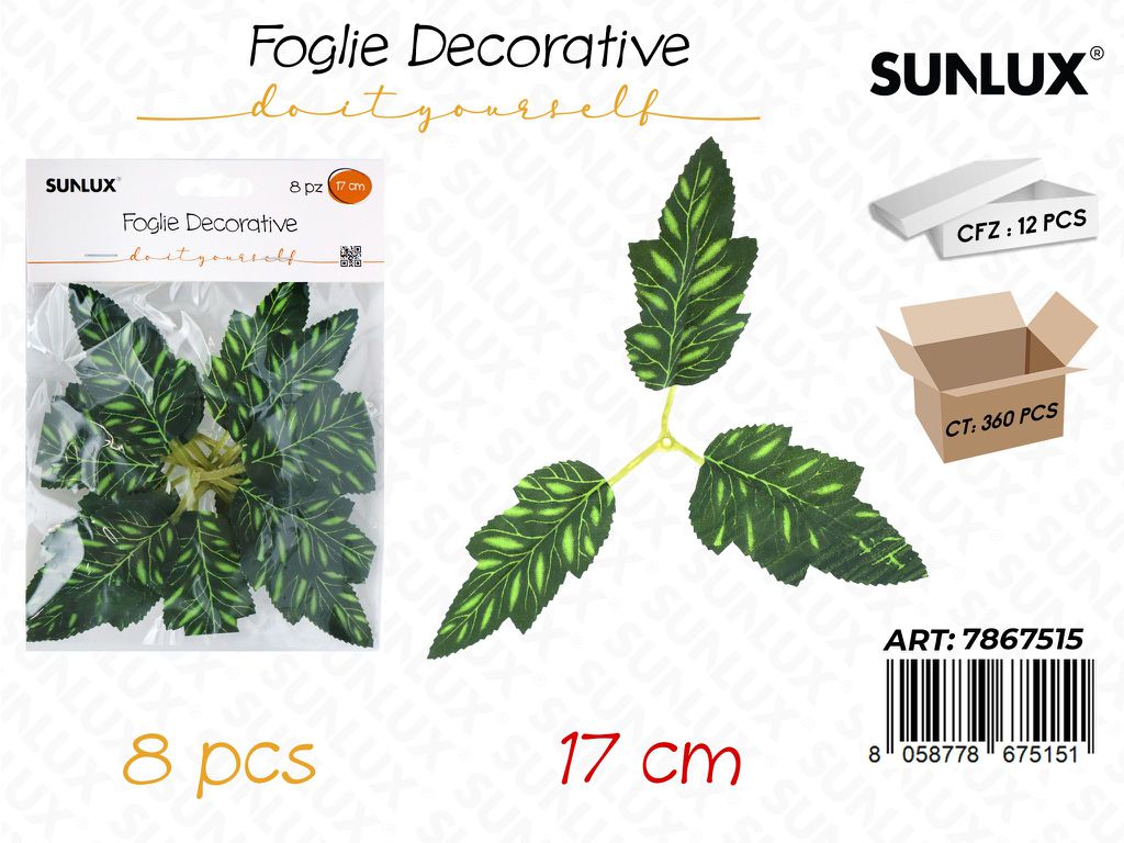 Sunlux Foglie Decorative 8PCS 17CM
