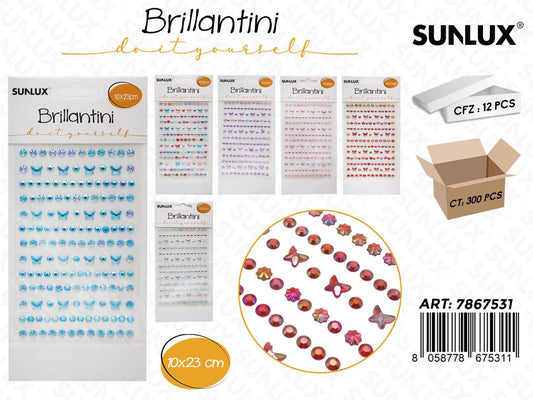 BRILLANTINI ADV 10*23CM ASS.