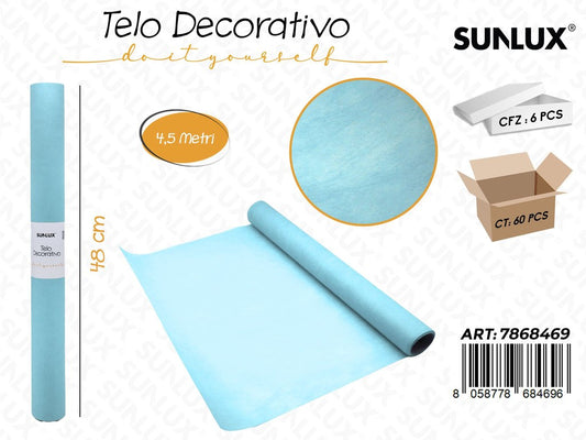 Sunlux Telo Decorativo Celeste 48CM*4.5MT