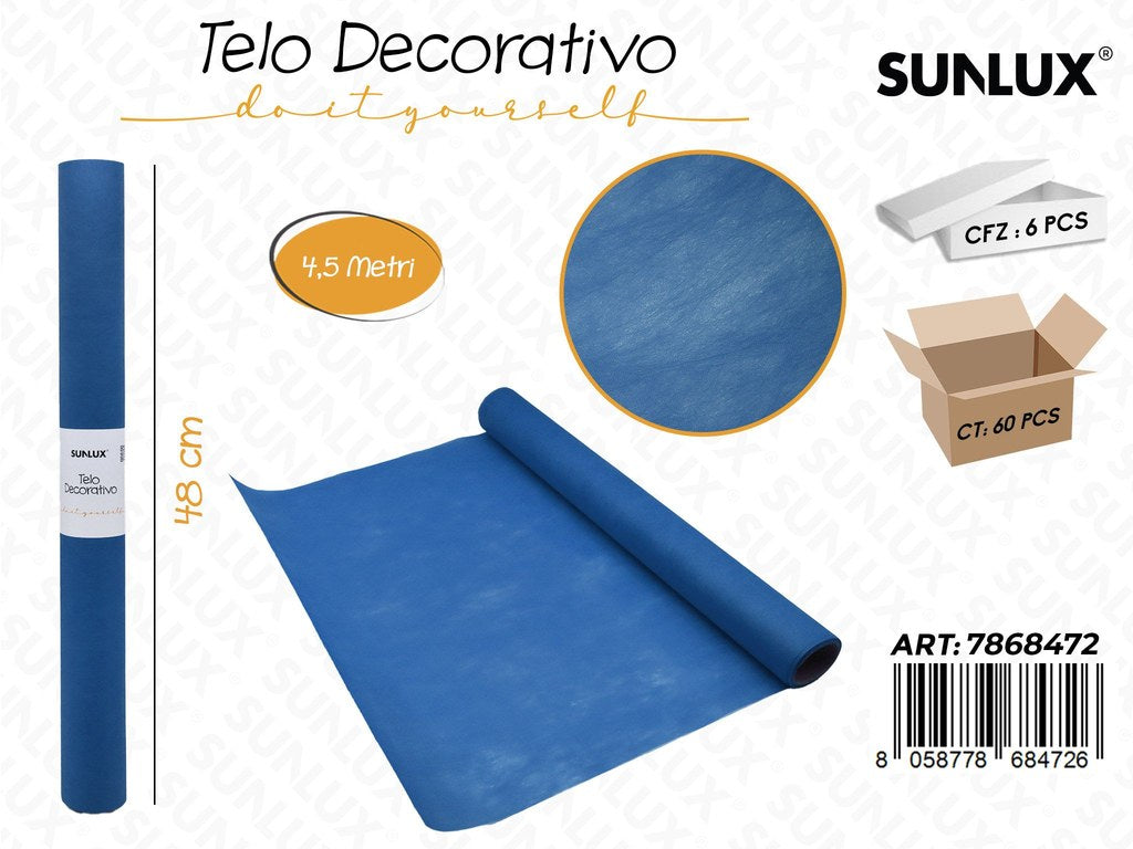 Sunlux Telo Decorativo Blu 48CM*4.5MT