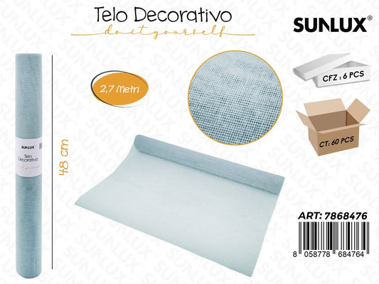 Sunlux Telo Decorativo Celeste 48CM*2.7MT
