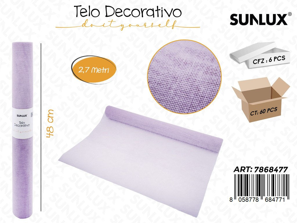 Sunlux Telo Decorativo Lilla 48CM*2.7MT