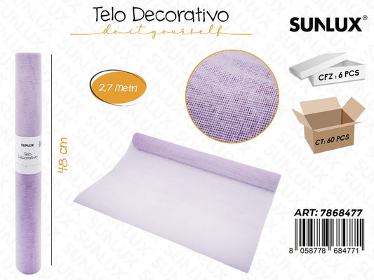 Sunlux Telo Decorativo Lilla 48CM*2.7MT