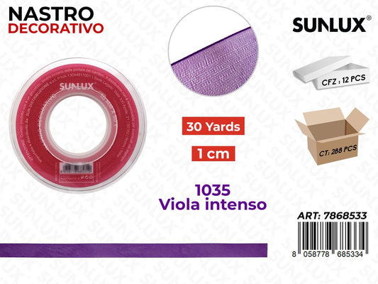 Nastro Decorativo Org. 1035 Viola Int. 30Y*1CM