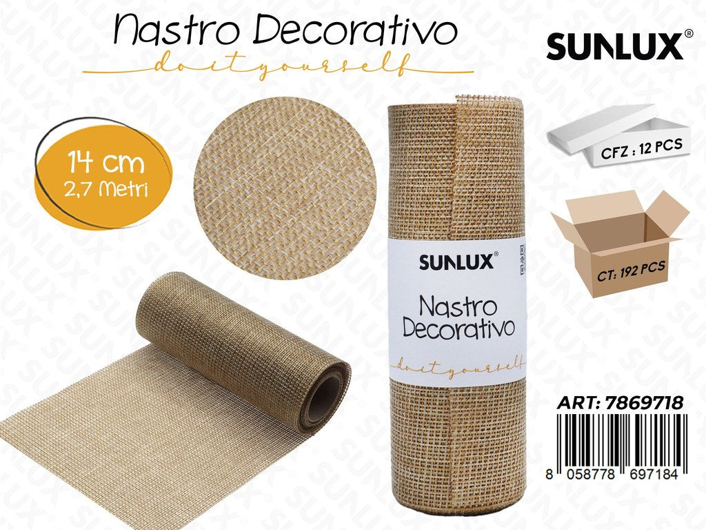 Sunlux Nastro Dec. 14CM*2.7MT