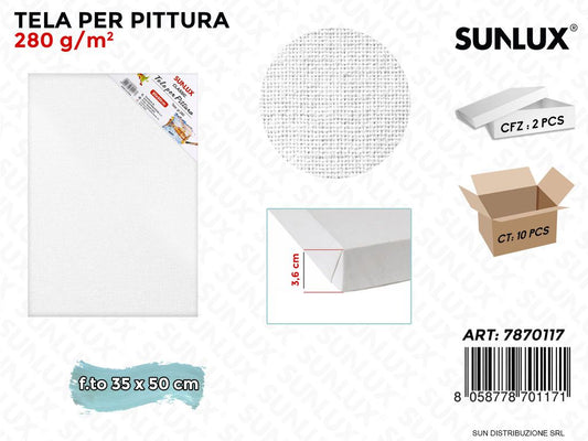 Tela per Pittura F.to 35*50*3.6CM 280GR